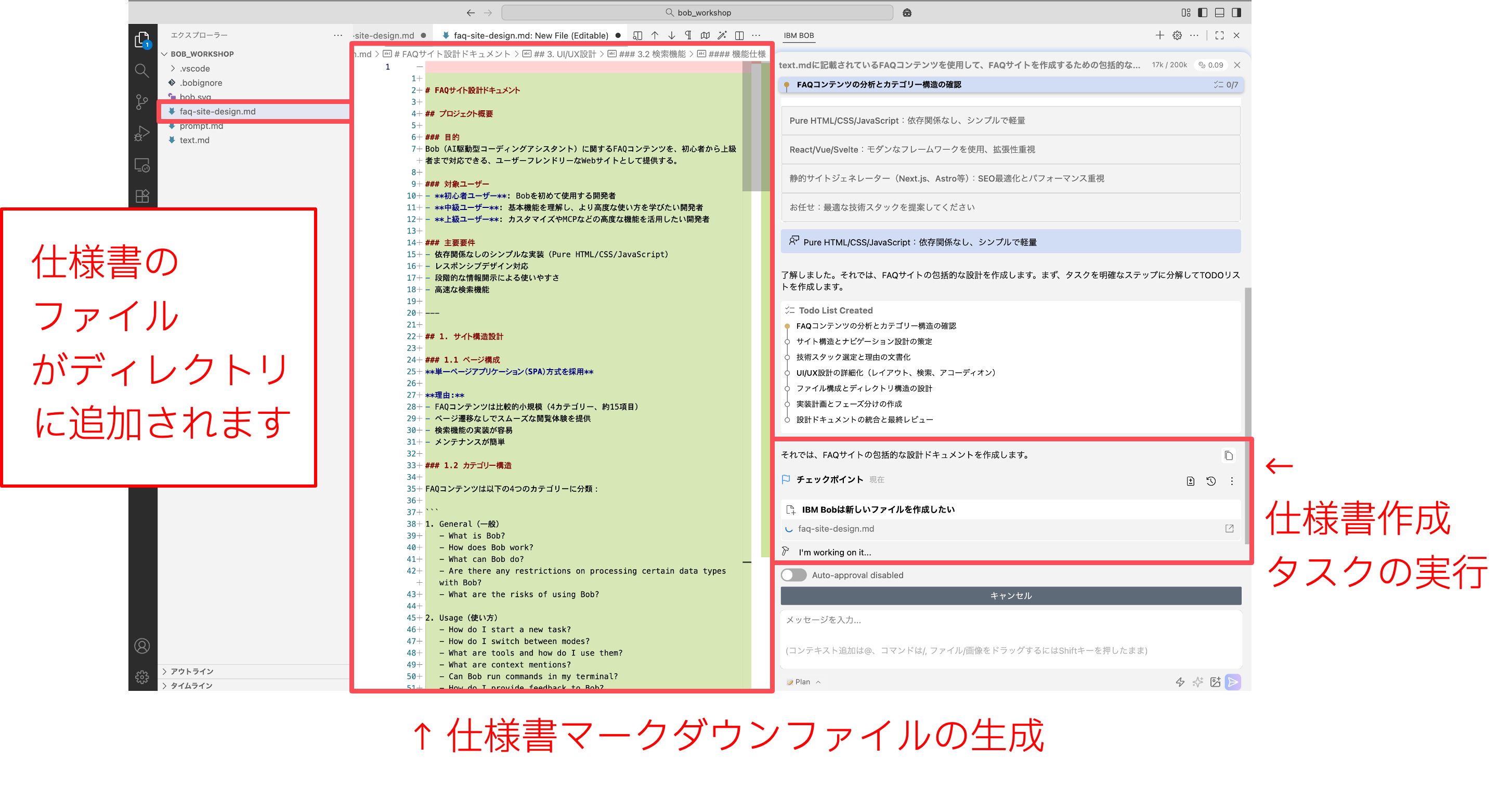 Specification Generation